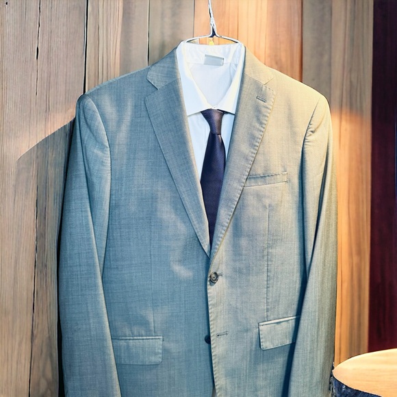 DKNY Men’s Grey Suit SZ 40R Modern Fit - Picture 9 of 16